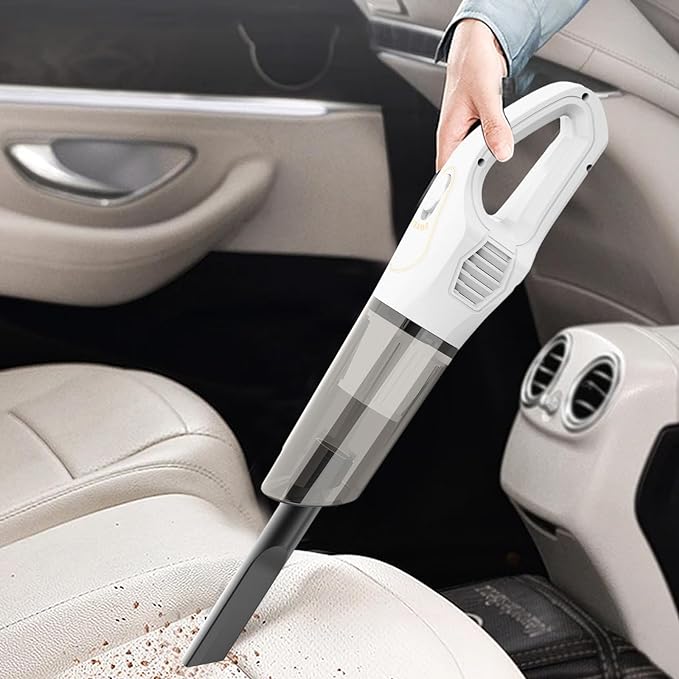 4-in-1 Car Tire Inflator Vacuum Cleaner